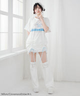 【ご好評につき完売しました】【海外発送不可】【サンリオ×DML】リボンレースビッグTシャツ