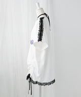 【ご好評につき完売しました】【海外発送不可】【サンリオ×DML】リボンレースビッグTシャツ