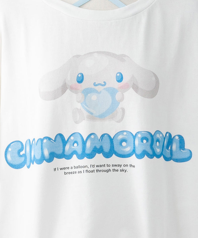 【ご好評につき完売しました】【海外発送不可】【サンリオ×DML】リボンレースビッグTシャツ