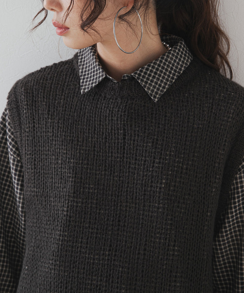 モヘアタッチシアーベスト