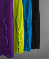 ポンチフリルナロースカート