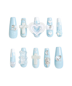 ミルキークロスエンジェルネイルチップ