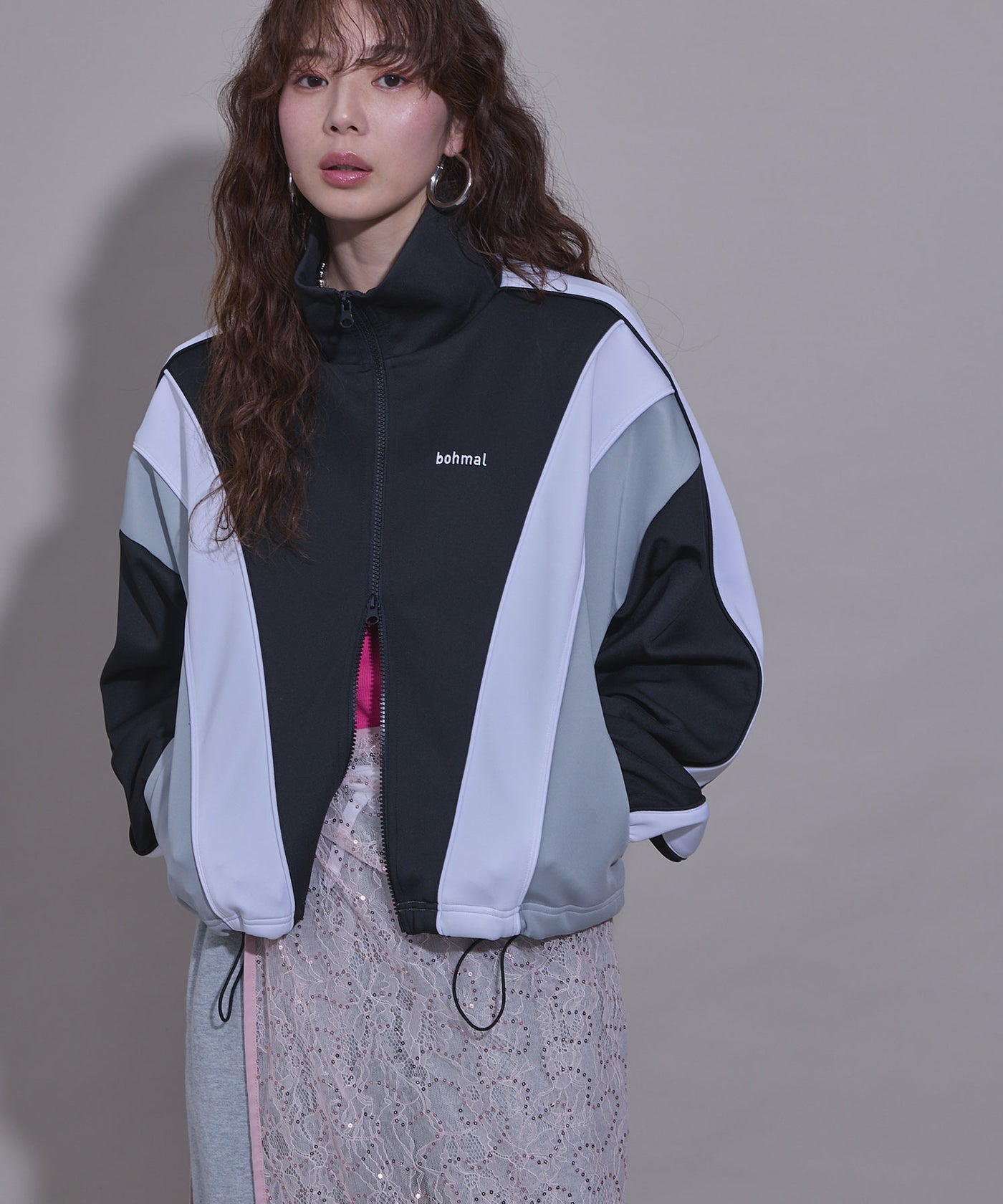 ユニセックス】配色カラージャージトラックジャケット – レディース