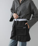 配色カラーバルーンミニジャージスカート