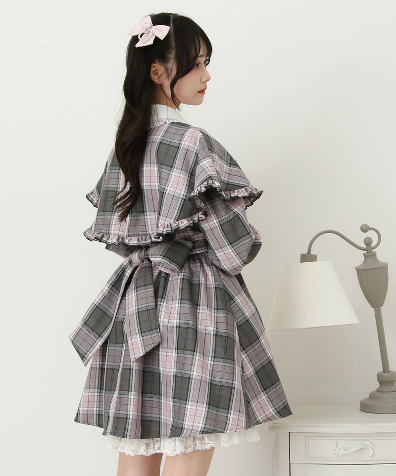 【予約　9/22発送】2wayケープお嬢様ワンピース