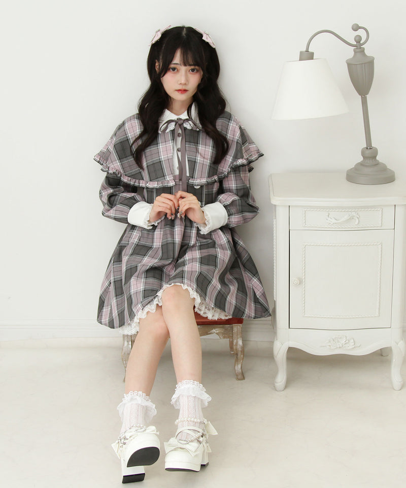 【予約　9/22発送】2wayケープお嬢様ワンピース