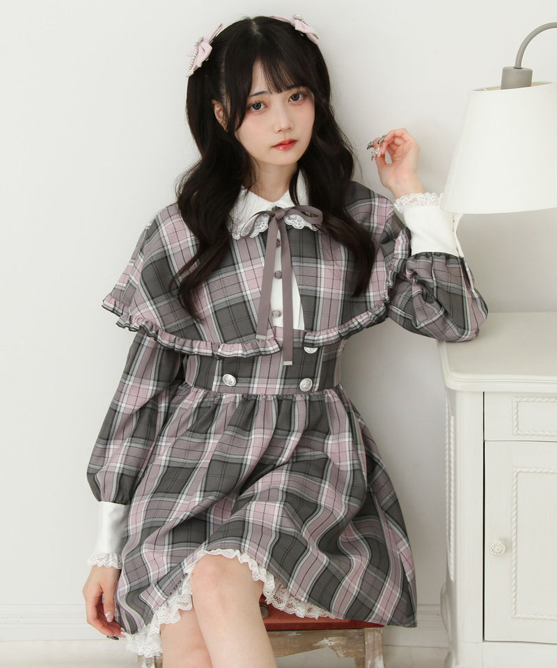 【予約　9/22発送】2wayケープお嬢様ワンピース