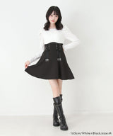 【予約　11/21発送】ドッキングリブカットリボンワンピース