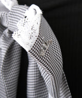 【予約　11/21発送】ドッキングリブカットリボンワンピース