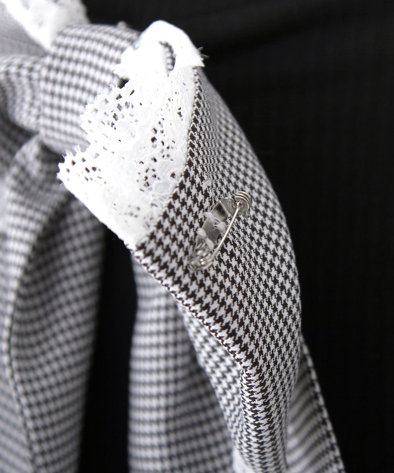 【予約　11/21発送】ドッキングリブカットリボンワンピース