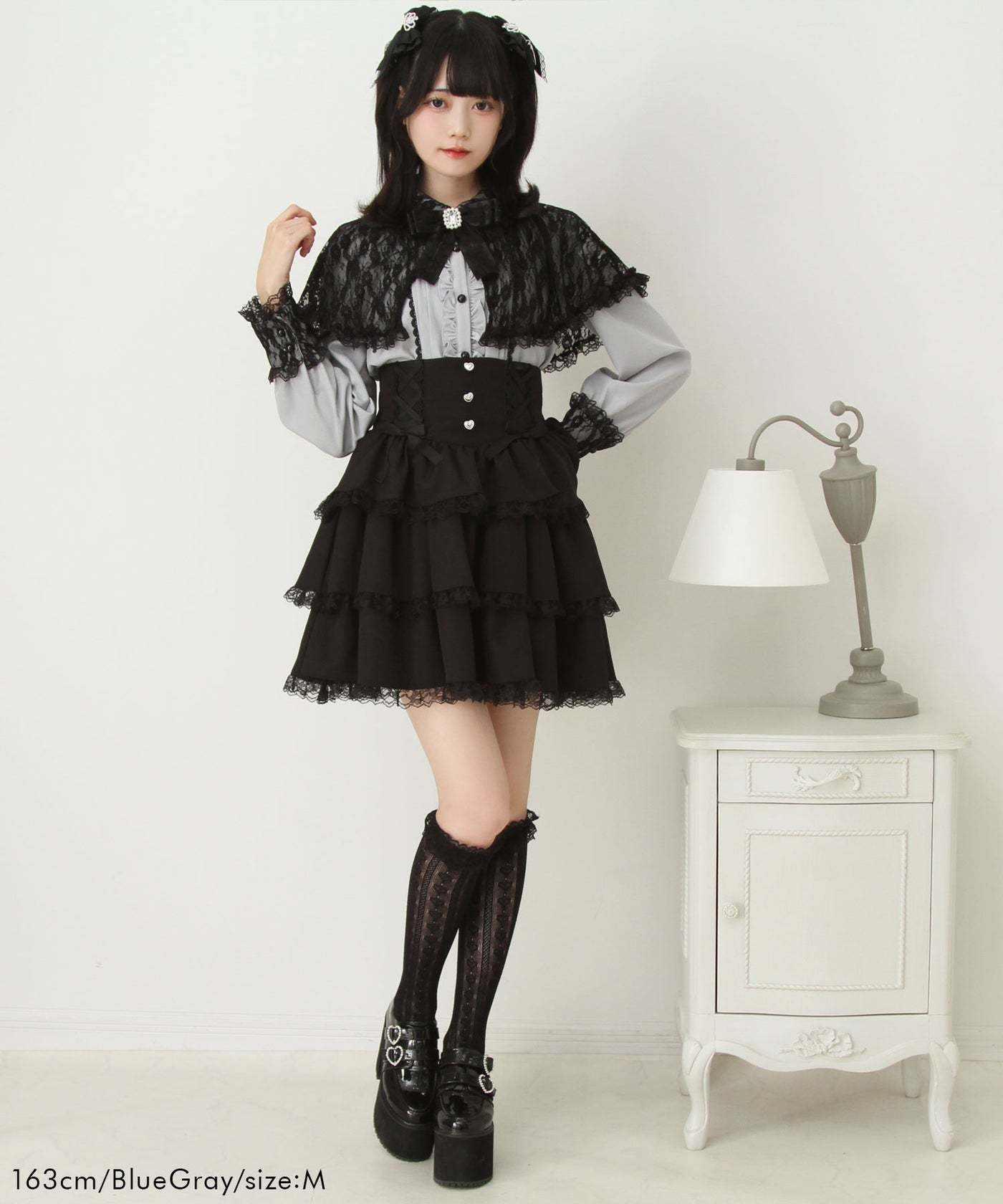 2wayレースケープリボンブラウス – レディースファッション通販の夢