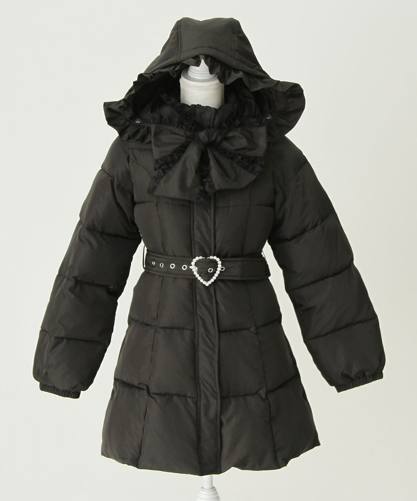 秋冬新作クーポン対象】ビッグボウタイリボンAラインフェイクダウン