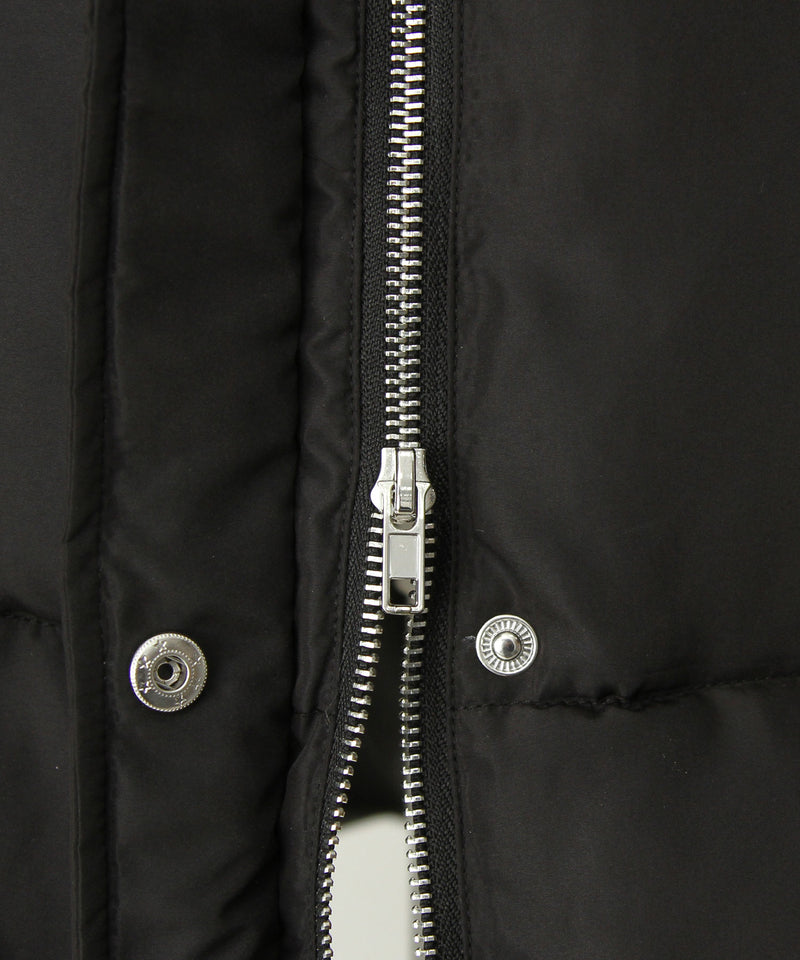 【予約　10/31発送】ビッグボウタイリボンAラインフェイクダウンコート【中綿】