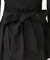 【予約　11/21発送】十字架クロススタッズチェーンレースアップフリルセーラーワンピース