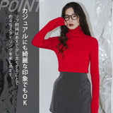 【25aw】ロングスリーブカラフルリブタートル