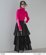 【25aw】ロングスリーブカラフルリブタートル