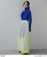 【25aw】ロングスリーブカラフルリブタートル