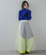 【25aw】ロングスリーブカラフルリブタートル
