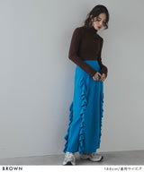 【25aw】ロングスリーブカラフルリブタートル