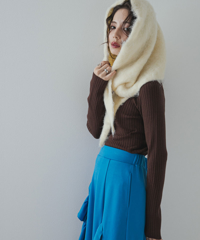 【25aw】ロングスリーブカラフルリブタートル