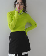 【25aw】ロングスリーブカラフルリブタートル