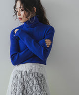 【25aw】ロングスリーブカラフルリブタートル