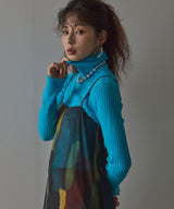 【予約　9/28発送】【26aw】ロングスリーブカラフルリブタートル【SD】