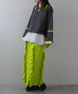 ダンボールヘンリーネックプルオーバーニット