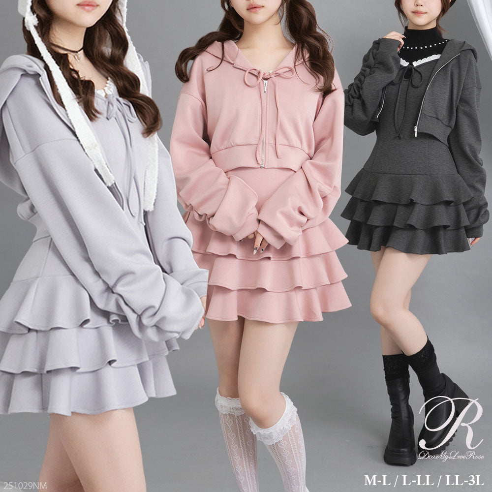 00s 希少 夢展望 deary 姫系レースアップピンクローズパフスリーブワンピ エミリーフリルワンピース mini M-3L – レディースファッション通販の