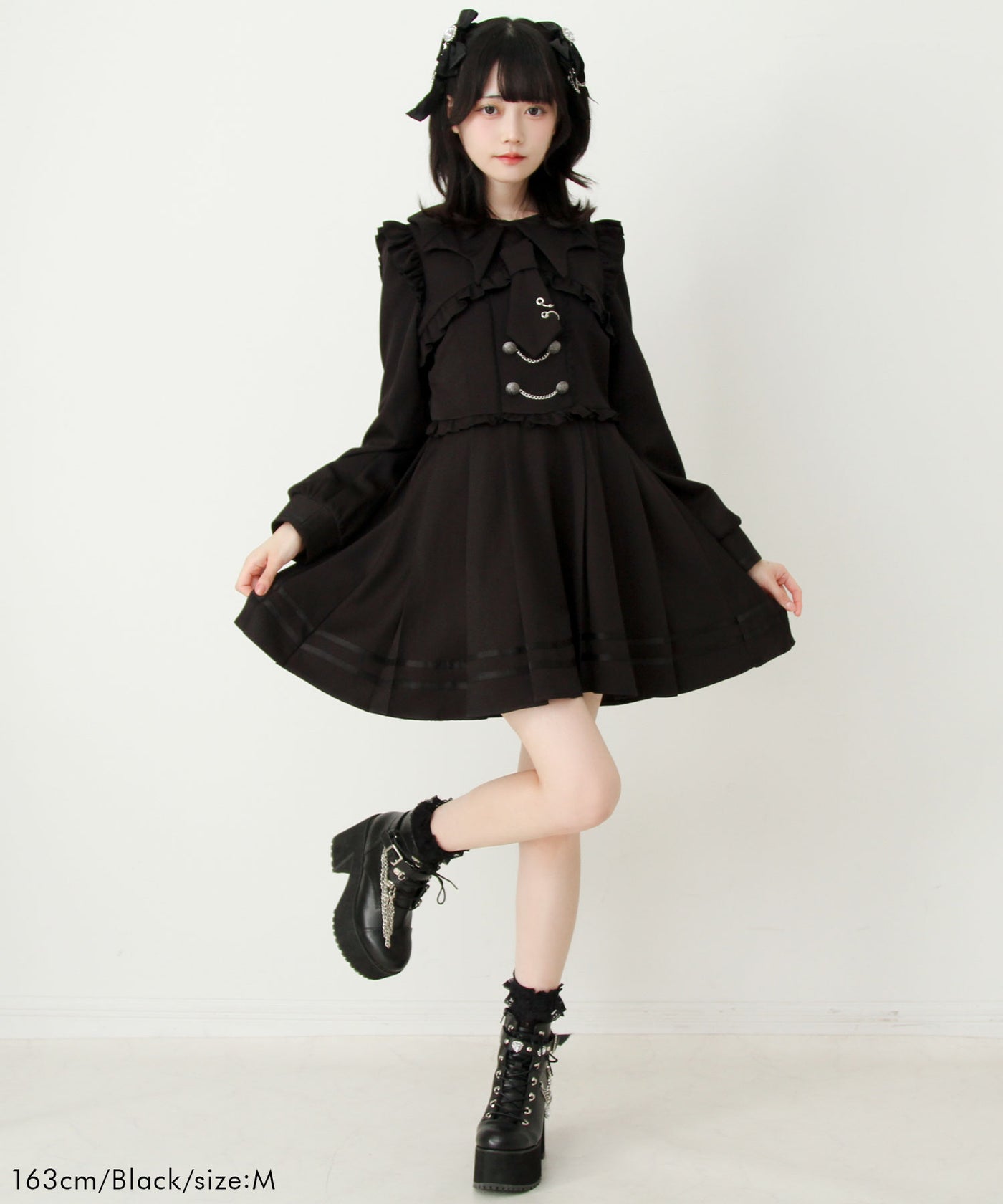 angelic pretty コウモリ襟カットソーワンピース angelic pretty コウモリ襟カットソーワンピース Collection-2023