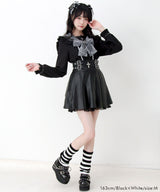 【予約　3/26発送】十字架クモレースセーラーフリル長袖ブラウス【SD】