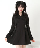 【予約　11/21発送】サイドベルトテーラードワンピース