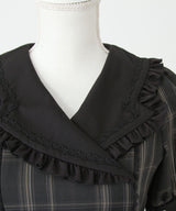 【予約　11/21発送】サイドベルトテーラードワンピース