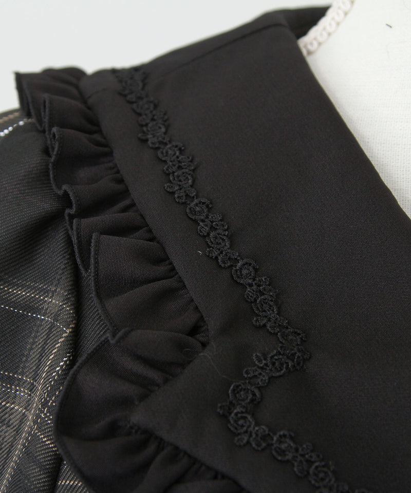 【予約　11/21発送】サイドベルトテーラードワンピース