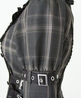 【予約　11/21発送】サイドベルトテーラードワンピース