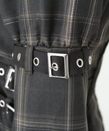 【予約　11/21発送】サイドベルトテーラードワンピース