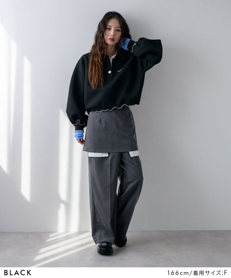 ボンディングスキッパーポロスウェット