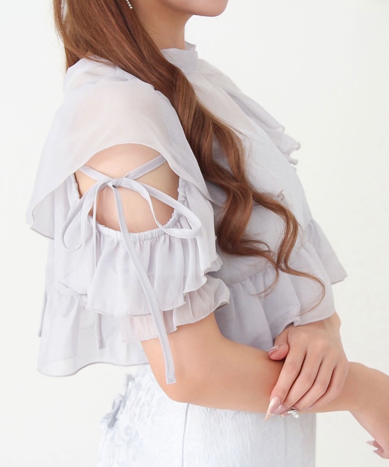 【予約　10/31発送】フリルボレロSETキャミワンピース【大きいサイズ有り】【オケージョン対応】