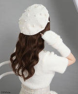 メニーパールベレー帽