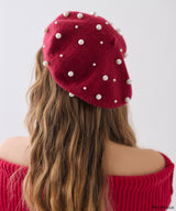 メニーパールベレー帽