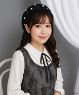 メニーパールベレー帽