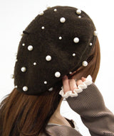 メニーパールベレー帽