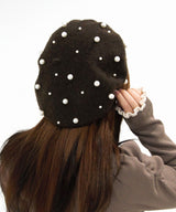 メニーパールベレー帽