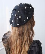 メニーパールベレー帽