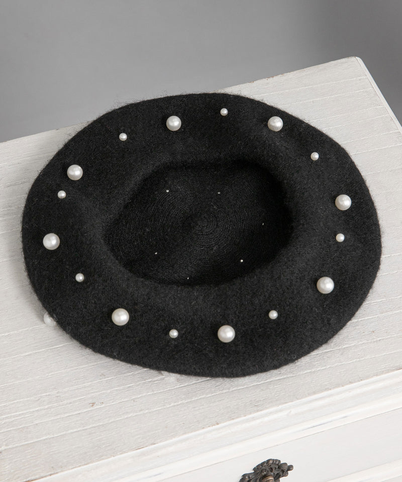 メニーパールベレー帽