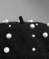 メニーパールベレー帽