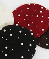 メニーパールベレー帽