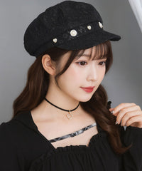 アソートビジューレースキャスケット