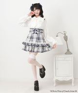 【予約　02/16発送】ハートバックルビジューフレアスカート【SD】