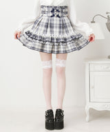 【予約　02/16発送】ハートバックルビジューフレアスカート【SD】